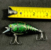 1.5” square bill crank bait