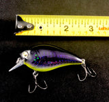 1.5” square bill crank bait