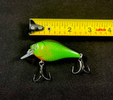 1.5” square bill crank bait