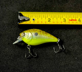 1.5” square bill crank bait