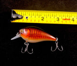 1.5” square bill crank bait