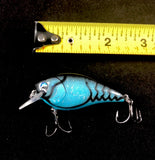 1.5” square bill crank bait